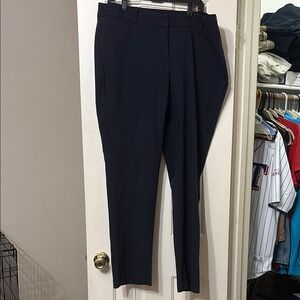 Lane Bryant Blue Tailored Trousers for Professional Wear